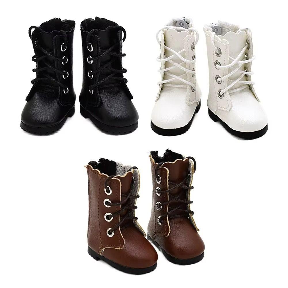 PU Leather Doll Boots Casual Wear Doll Leather Shoes Humanoid 1/6 Doll Shoes  Children's Toy
