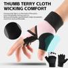 1Pair Half Finger Cycling Fingerless Gloves Anti-Slip Sport Riding Gloves Fishing Gloves  Women Men