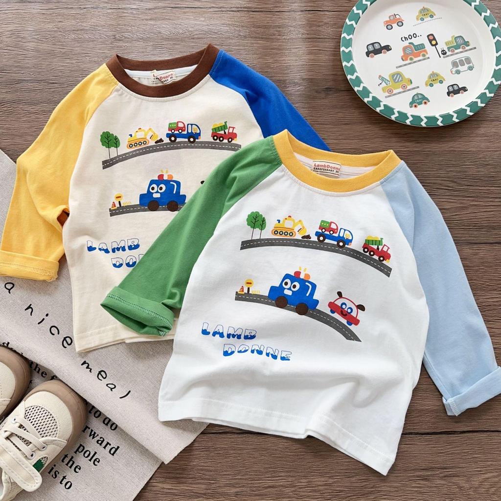 Children’s 2025 Spring Long-Sleeve T-Shirt, Soft Two-Piece Layered Base Shirt for Boys and Girls