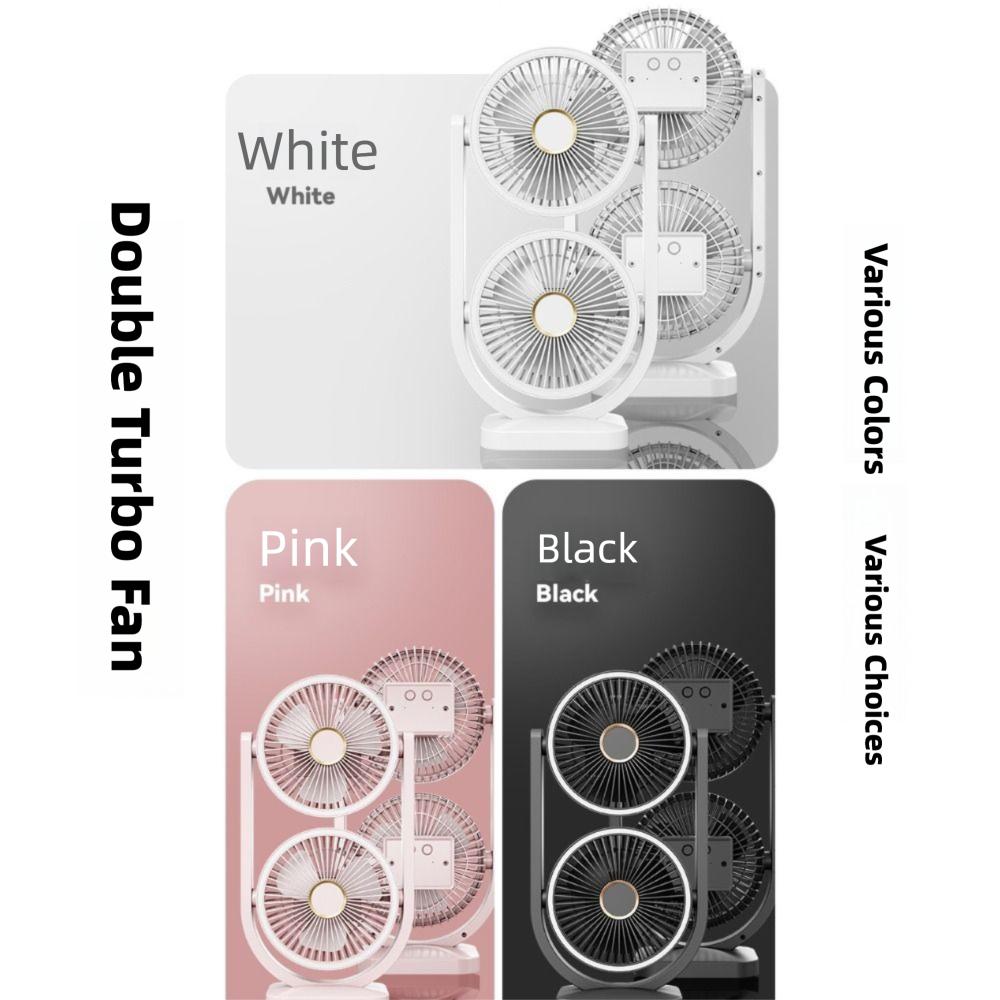 

2 in 1 Double-Headed Fan Bidirectional Cooling Wall Mounted Fan High Quality Table Fan Outdoors сірий