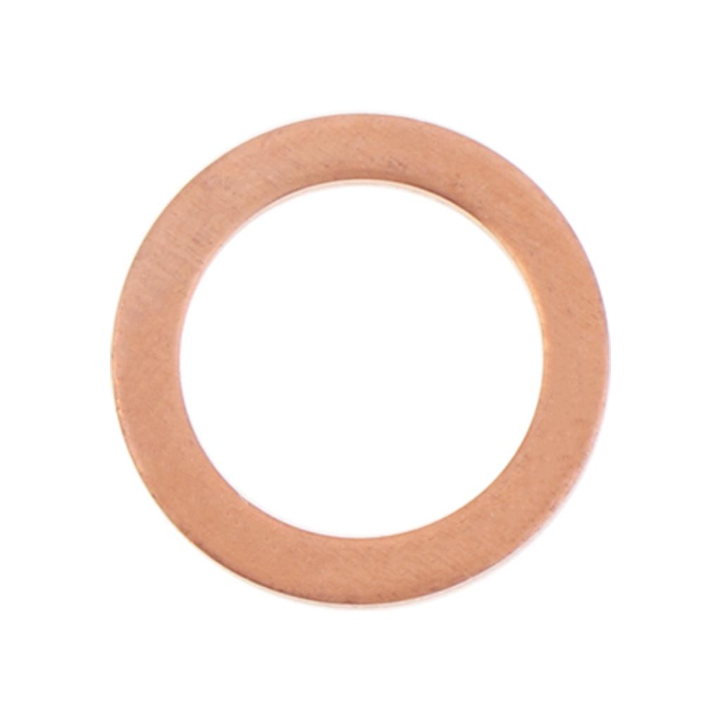 20pcs M14x1.5 Copper Oil Drain Plug Crush Washers Coolant Seal Circle Gasket Set
