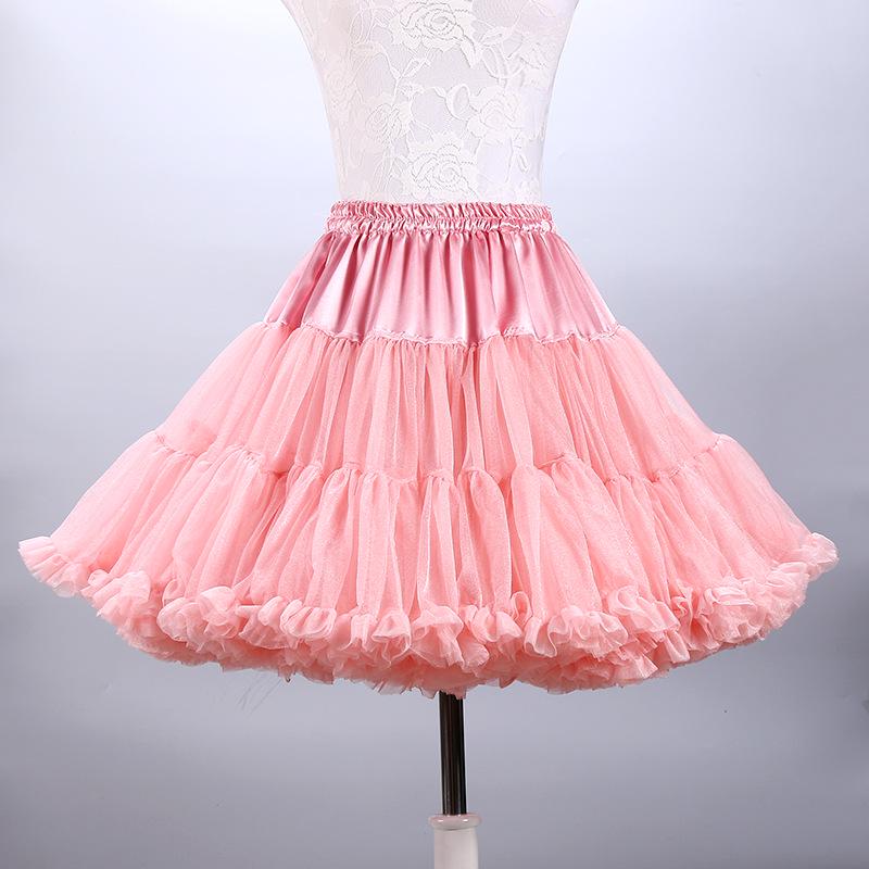 Falda Media de Malla para Adulto Cosplay Boda Enagua – Estilo Lolita