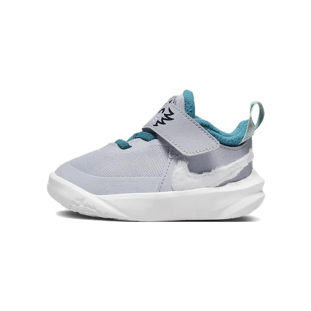 

Новые кроссовки Nike Team Hustle D 10 с низким верхом для малышей серые для младенцев и малышей DQ8374-001 22