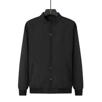 Dm Men's Coat Fashionable and Versatile Baseball Collar Business Casual Short Version Zipper Jacket Top