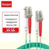 Cabo de Patch Cord de Fibra Óptica Duplex Multimodo OM4 LC-LC Shengwei FLLO-2350B