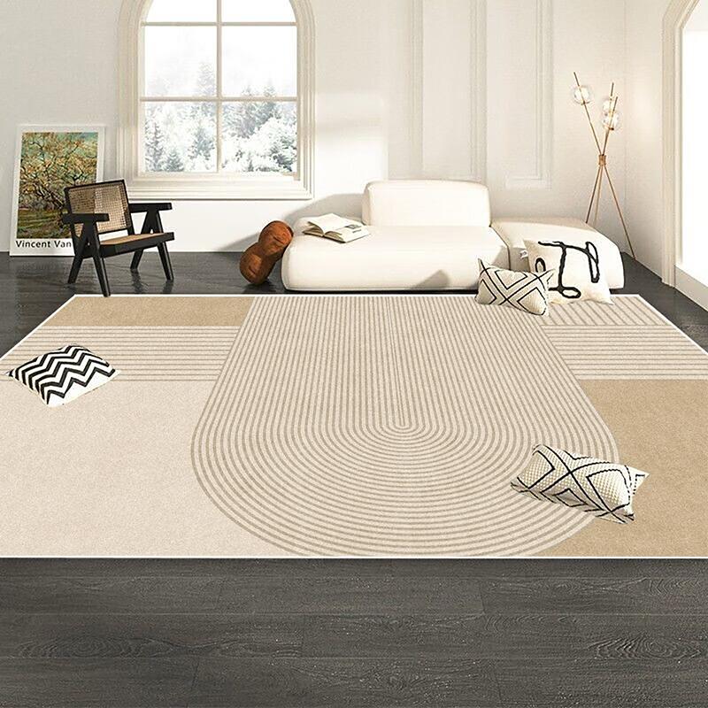 Modern Minimalism White Carpet Living Room Light Colored Luxury Bedroom Decoration Large Rug Lounge Cloakroom Non-slip Floor M