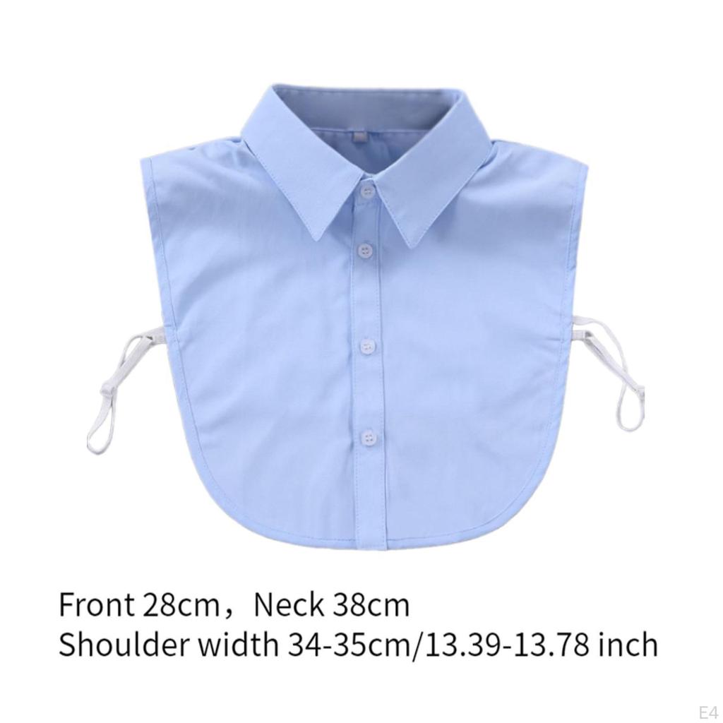 False Collar Blouse Top for Women Outfits Formal Uniforms Sweaters