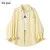 Women's Embroidered Relaxed Fit Long Sleeve Shirt