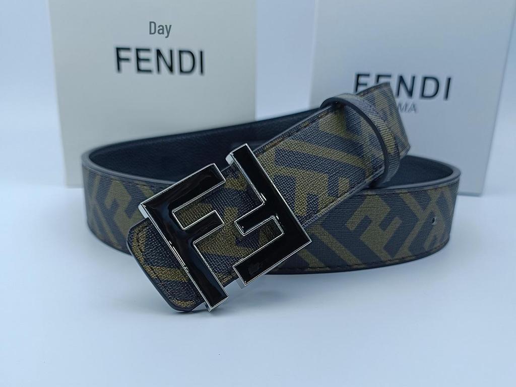 Men's Reversible Luxury Letter Belt, 3.8CM Wide - Classic, Casual, Versatile, Trendy & Business-Ready.