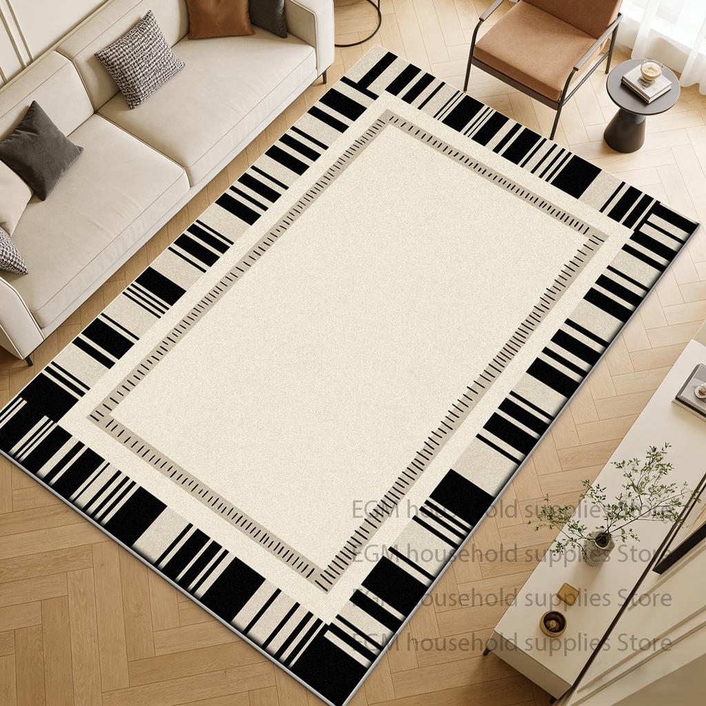 Modern Fashion Carpet Luxury Living Room Family Bedroom Play Geometric Customizable Rug Indoor Washable Non-slip Floor Mat Study