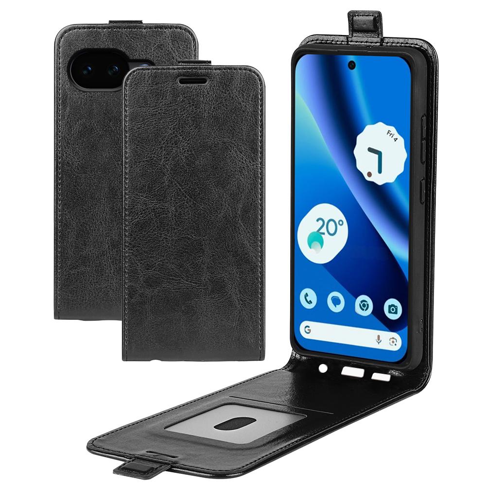 For Google Pixel 10a Case with Card Slots Vertical Flip Leather Phone Cover