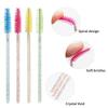 Brosse Peigne Cils Cristal Jetable 50/100 Pièces Extension Cils Mascara Baguettes Maquillage Maquillage Professionnel Outil de Beauté