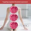 Cervical Acupressure Massager Ergonomic Neck Massage Pad Dredging Acupuncture Point Back Massage Pillow Relieve Low Back Pain