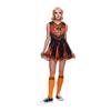 Women Scary Cheerleader Costume Halloween Adult Evil School Suit Cool Sporty Outfit