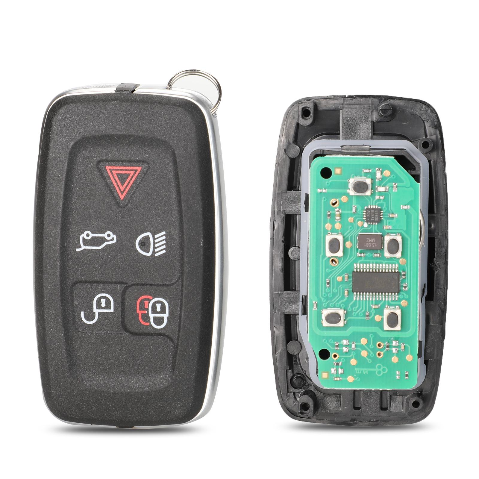 

jingyuqin 315Mhz / 433Mhz 5Buttons Remote key Fob For Land Rover LR4 Range Rover Evoque Sport KOBJTF10A Control Key 315Mhz
