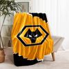 1pc Blanket - Football club logo Print Design, Lightweight Blanket for Sofa, Bed- Soft &Warm, Gift for All Seasons
