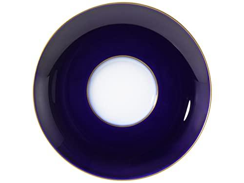 [Okura Touen Washi Paper Wrapping] 100th Anniversary Blue Rose Cup & Saucer 06_8011R