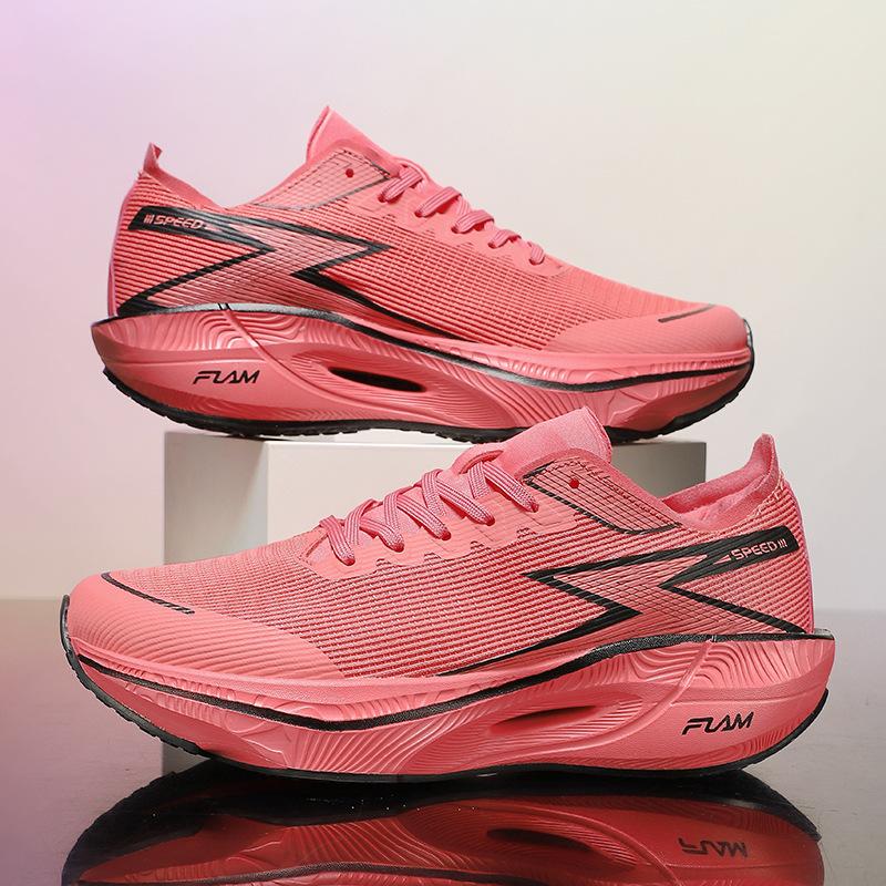 Sneakers men's full-palm carbon board running shoes autumn mesh PB men's shoes professional racing running shoes shock absorption