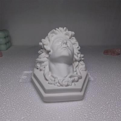 Medusa Art Aroma Plaster Sculpture Relief Decor 3D Gift Museum Replica Desktop Ornament for Home Hotel Display Piece