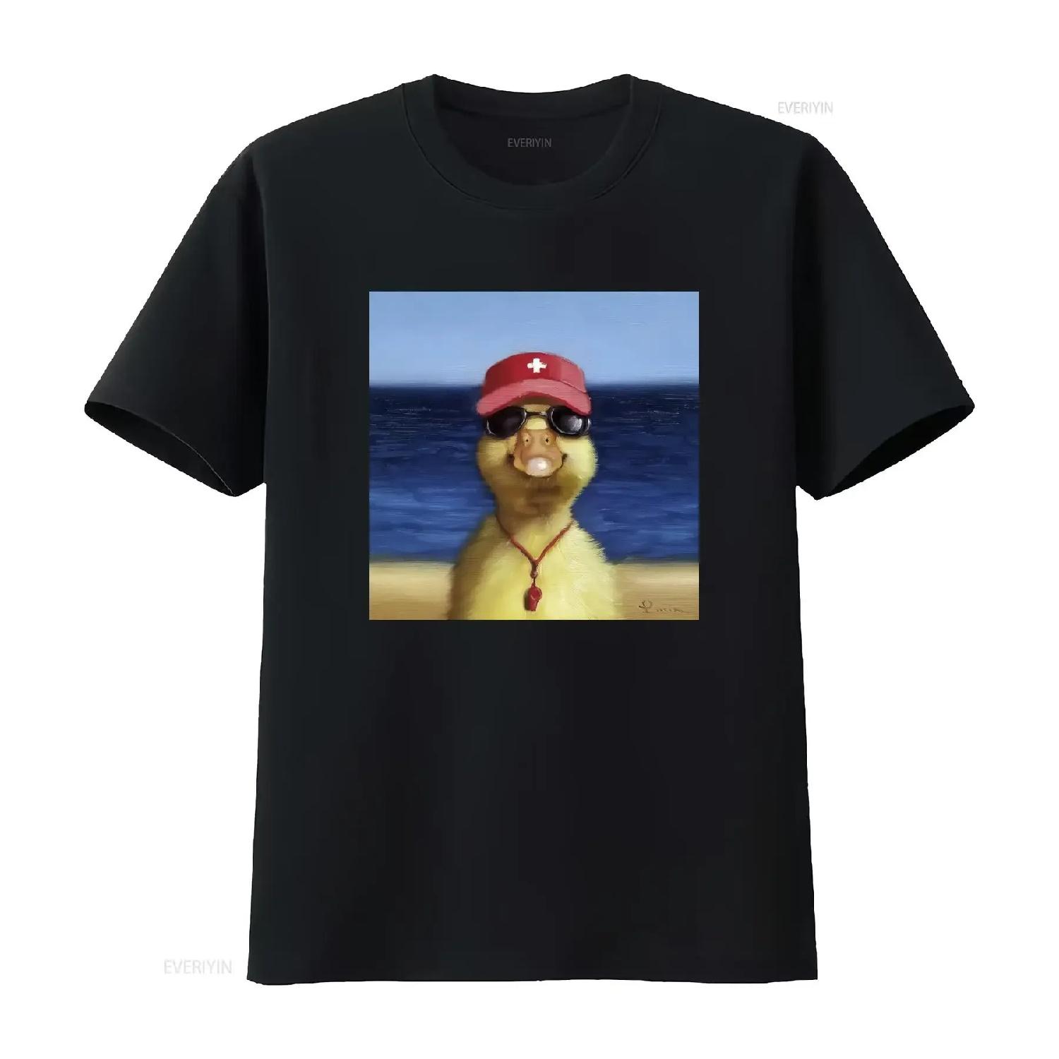 

Lifeguard Softstyle T Shirt vintage Washed Slightly Top For Everyday Wear Versatile designer clothes Breathable streetwear XXXXXL чорний