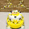 60 Pieces Bee Wooden Beads Wood Bee Honeycomb Beads Farmhouse Beads Round Spacer Beads with Hole for Necklace Bracelet