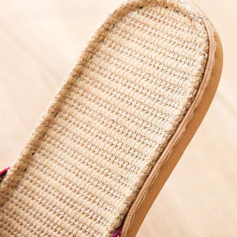 Sommer par Lintøfler Svetteabsorberende Sklisikker lette Ultralette sandaler og tøfler Komfortable hjemmetøfler