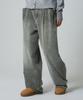 UNKNOWN PLANET Custom One-Pleat Wide Corduroy Pants Washed Khaki