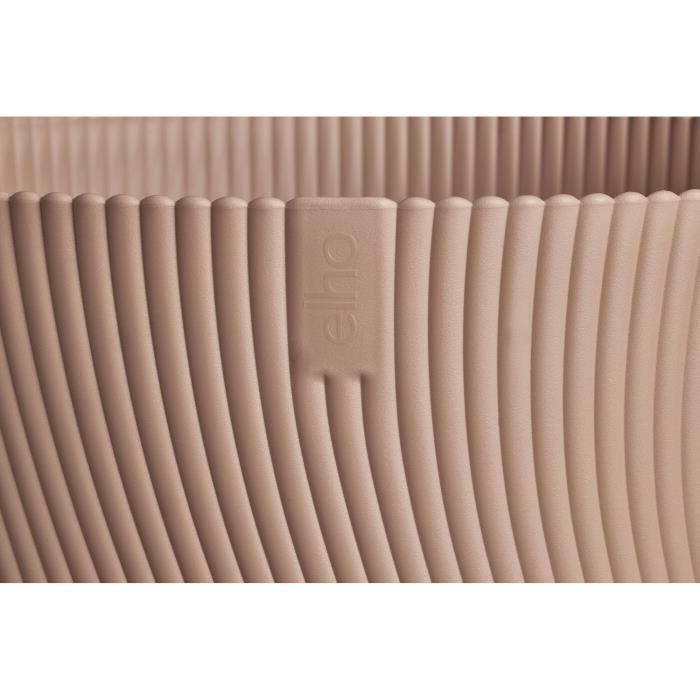 ELHO Pot de fleurs Sereh Rond 40 - Marron - Ø 39 x H 33 cm - 100% recyclé