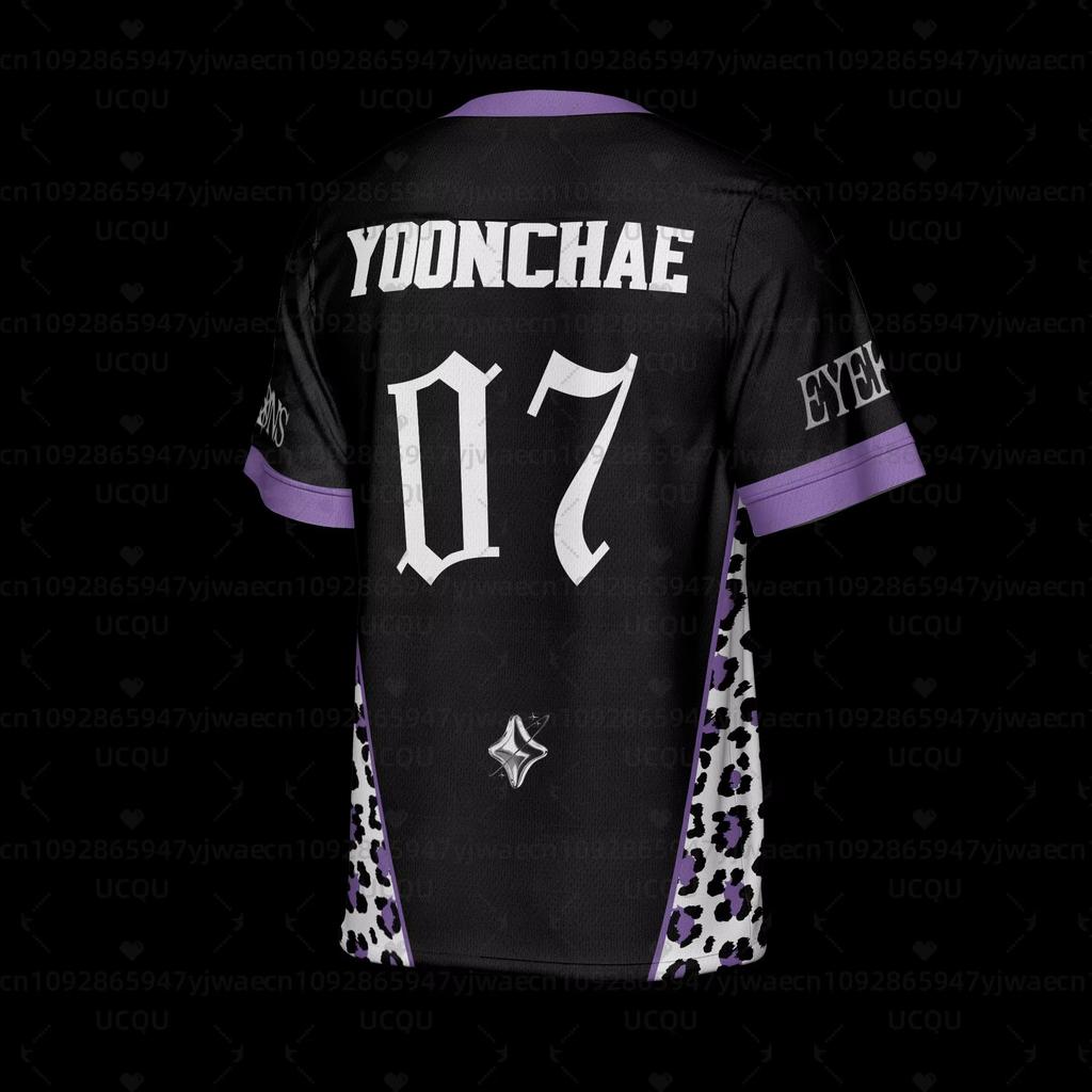 Camiseta Casual Deportiva para Hombre, Mujer, Niños, Chica, Camiseta para Deportes al Aire Libre, Tops Katseye Kpop Cuello en V Camiseta Gráfica con Estampado 3D