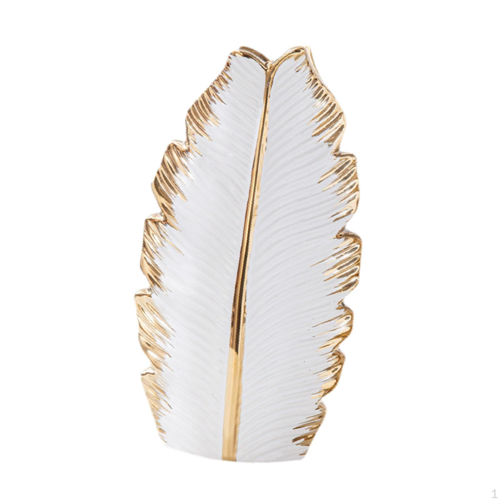 

Керамическая ваза для цветов, горшок для растений, подарок на день рождения, стол, цветочный горшок, держатель для цветов, бутон для спальни Gold and White