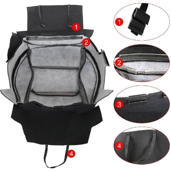 NLQR Front Driver Side Bottom Replacement Seat Cover Perforated Microfiber Leather Black for Subaru Outback Legacy 2015 2016 2017 2018 2019