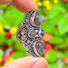 Natural Labradorite Gemstone Handmade 925 Sterling Silver Ring Size 8 d8o33