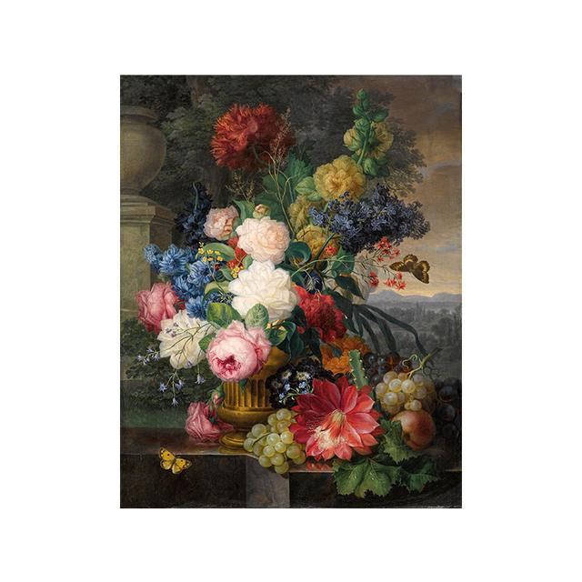 

Ретро роза картина маслом плакат и гравюра скандинавский настенный художественный цветок украшение для гостиной 21cm×30cm NoFrame