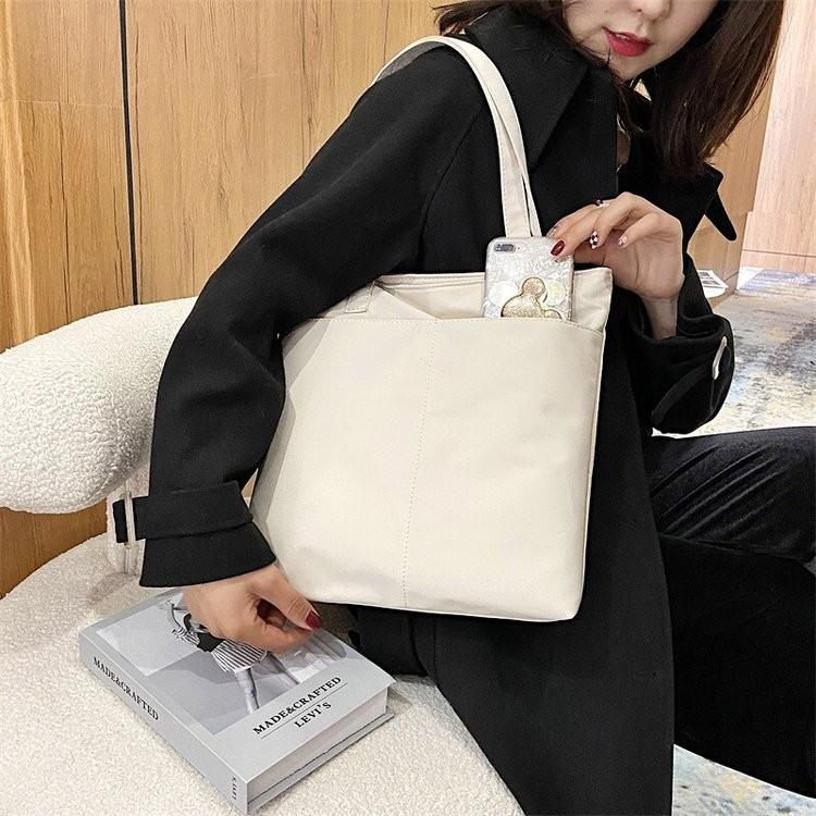 Stylish Canvas Tote Bag 2021 New Design For College Students With Sweet Fresh Style