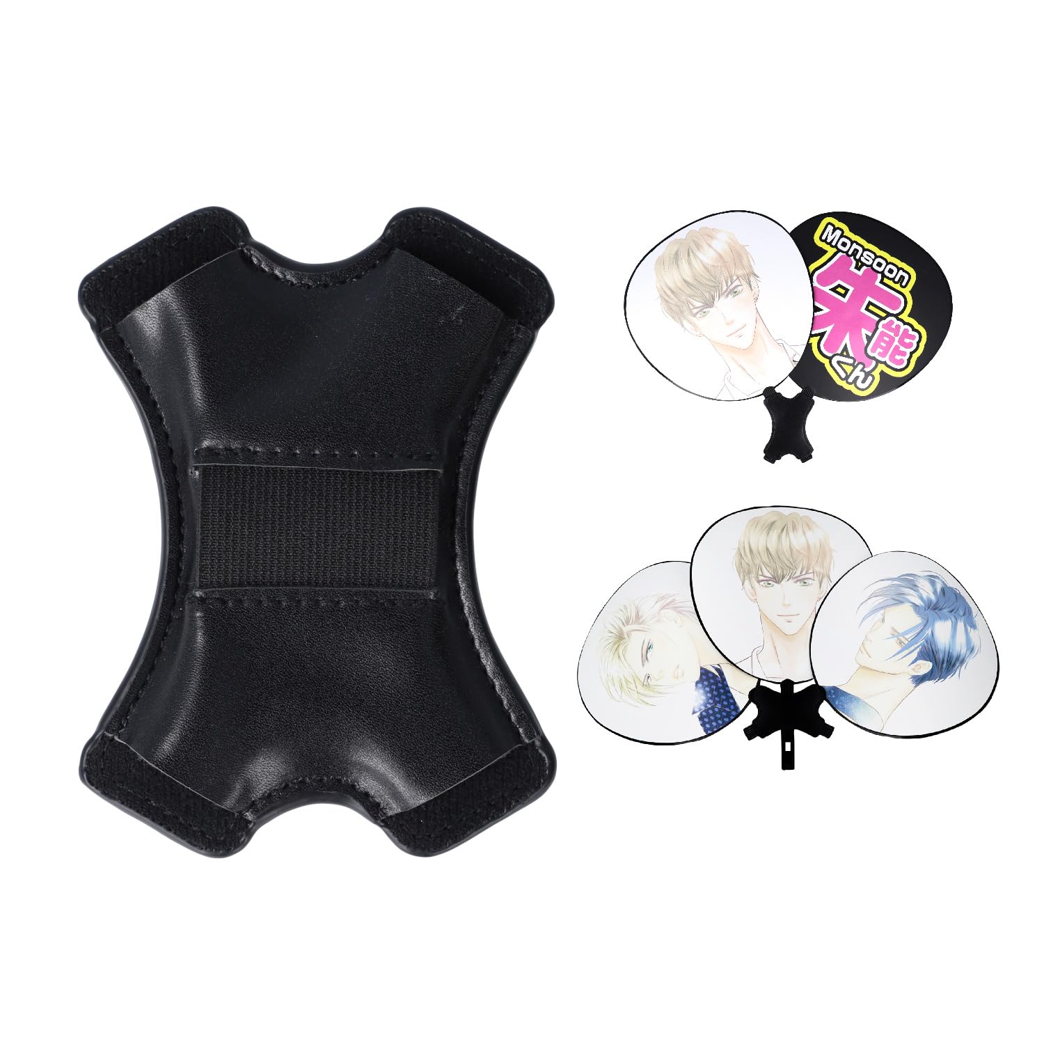 

КИЁХАРА Учива Матомерун все джамбо веера вместе в одном 8 см шириной x 11 см (Держи за руку) - длинный, Черный, OT01-09 чёрный