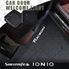 1/2 Stück Für Tucson Santa Fe Ioniq I10 I30 IX35 N Line Logo Auto HD Projektorlampe LED Auto Tür Willkommenslicht Zubehör