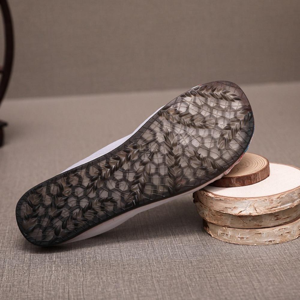 Pearl Hanfu Slippers Mesh Embroidered Shoes Ethnic Style Baotou Slippers  Hanfu Accessories