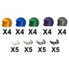 Military Soldier Figure Helmet Building Block Motorcycle Racing hat Cape cap Building Block Weapon Accessories Gift Toy Kid J052