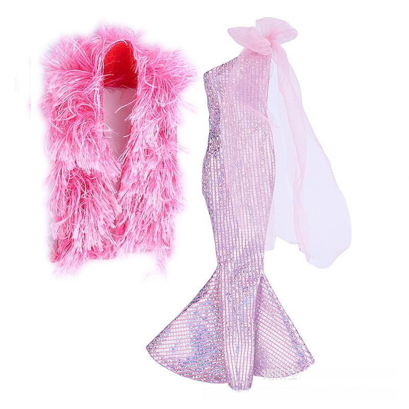 

30СМ11-дюймовая Кукла Дизайн Детская Одежда Переодевание Разнообразие Вечерних Платьев Игрушки see picture