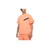 Sportswear T Shirts Men's Mist Orange/Black Crew Neck Moderate DA0798-835