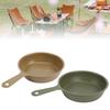 Mini Fry Pan Stainless Steel Portable Anti Stick Pot Round Egg Skillet Camping Cookware Round Mini Frying Pan