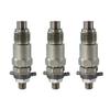 3x Conjunto de Inyector de Combustible para Motor Kubota D750 D850 D950 D1302 D1402 V1702 V1902 15271-53020 70000-65209 15221-53020