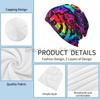 Graffiti Slouchy Beanie Hats for Men Women American Comic Collection Pop Art Skull Print Caps Autumn Winter Warm Knit Hat