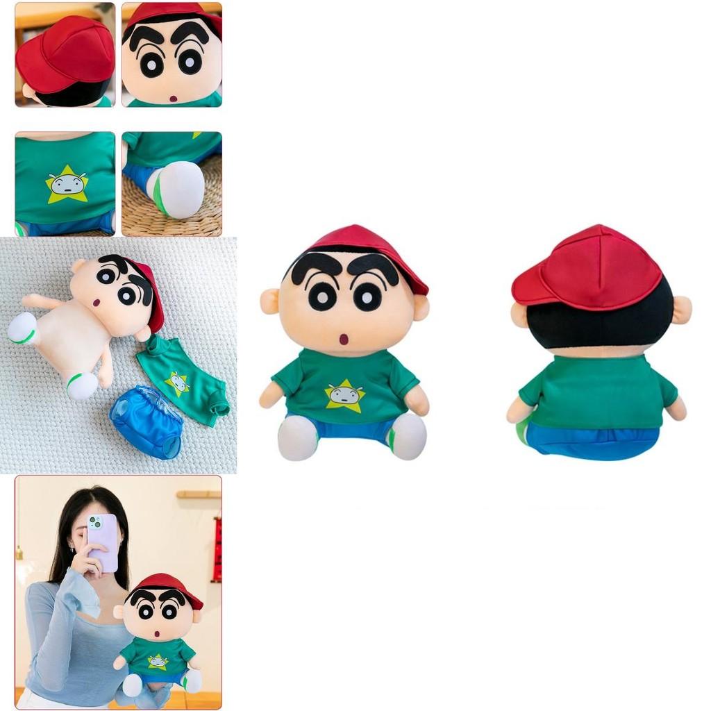 Adorable Crayon Shin Chan Plush Toy In Hoodie Design Soft And Cuddly Doll For Kids