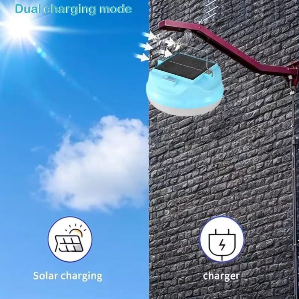 Quick Hook Solar Powered LED Camping Light Waterproof Ultra Bright LED Light  Camping