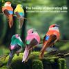 1Pcs Cute Artificial Fake Foam Bird, Simulation Feather Tit Animal Model DIY Craft Home Garden Ornament Decoration