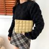 Fashionable Pleated Travel Makeup Bag Korean Style Casual Clutch For Women