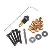Rivet Nut Tool Kit with Mandrel M3 M4 M5 M6 M8 M10 M12 Threaded Insert Nutsert Set Assorted Sizes for Furniture Fixing Plumbing