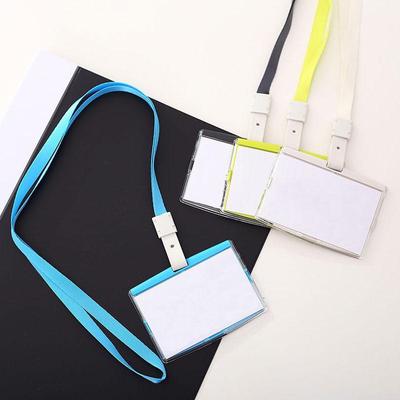 Réfléchissant Corde Dentelle Cordon//sangle de cou ID Bracelet Badge Holder Porte-clés de sécurité