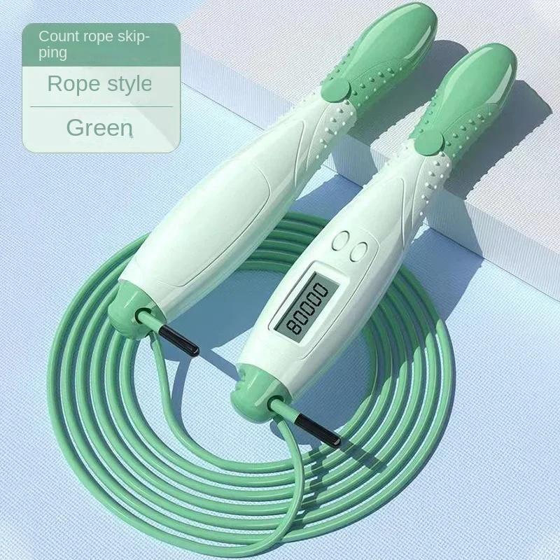 Jump Rope Counter Skipping Rope Fitness Exercise Ropeless with Large Cordless Ball for Women Training Indoor and Outdoor